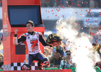 MotoGP: Recordar, queda de Dovizioso que coroou Marc Márquez em Motegi