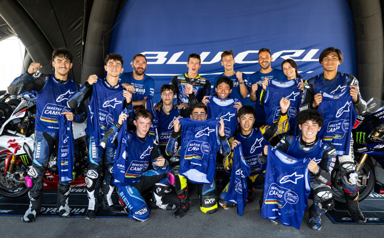 Quartararo, Locatelli e Arbolino encerraram o Master Camp BLU CRU da Yamaha