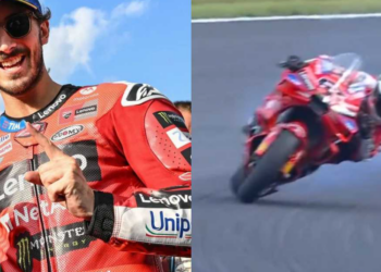 MotoGP: A Ducati fumegante não diminui o ritmo de Bagnaia