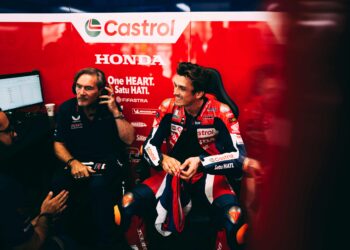 MotoGP, Luca Marini: “Tenho um bom ritmo mas não suficiente para os cinco primeiros”