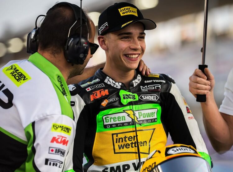 MotoGP: Moto3, Futuro de Noah Dettwiler em dúvida apesar de apoio de Paolo Simoncelli