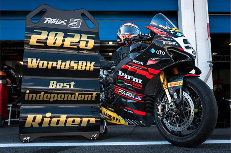 SBK – Mesmo ausente, Petrucci é Melhor Independente de 2025