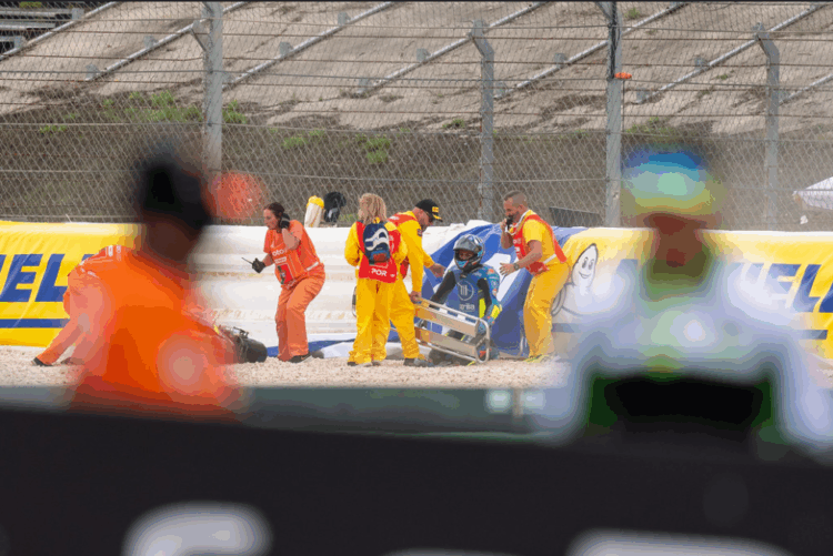 MotoGP: Raul Fernandez teve ‘que saltar’ devido a ‘algo estranho’ na RS-GP