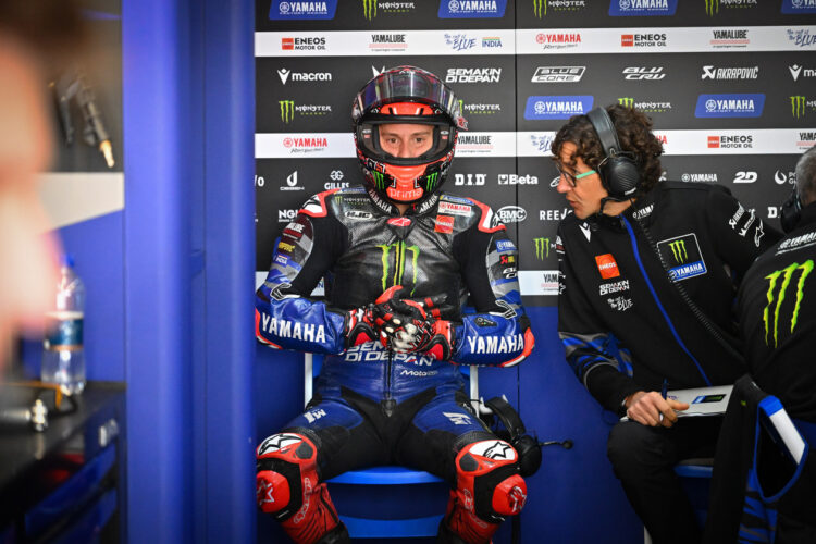 MotoGP: Fabio Quartararo com problemas na embraiagem no GP de Valência