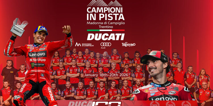 MotoGP – A tradição manda, com Madonna di Campiglio a apresentar a equipa Ducati