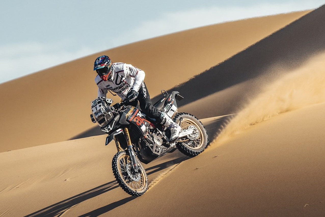 Aprilia Tuareg Racing enfrenta etapa controlada na Africa Eco Race 2026 thumbnail