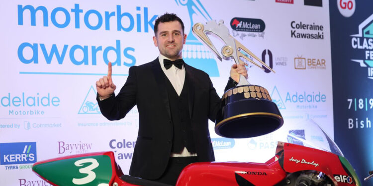 Michael Dunlop premiado na Irlanda