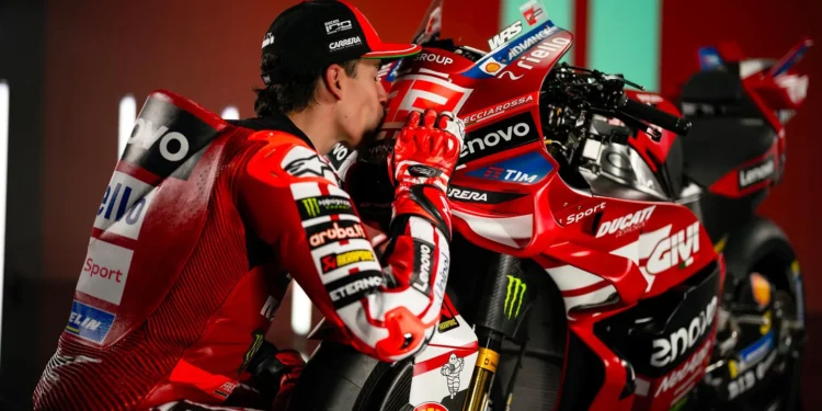 MotoGP: Ducati Lenovo revela as novas cores do campeão do mundo