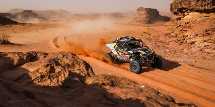 Dakar, Etapa 5 – Can Am em alta, 4 dos primeiros 5