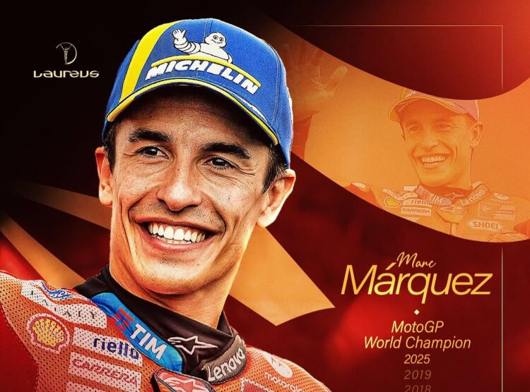 MotoGP: Marc Márquez nomeado para o prémio Laureus World Sportsman of the Year