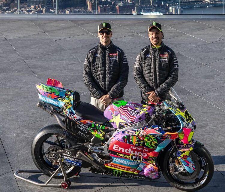 MotoGP: A decoração especial da equipa de Valentinon Rossi no GP das Américas