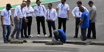 MotoGP: Enorme buraco no asfalto do circuito de Goiâna foi a causa pela alteração de horário