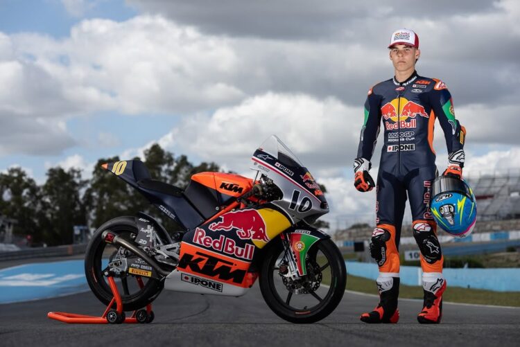 MotoGP: Afonso Almeida estreia-se na Red Bull Rookies Cup em Jerez
