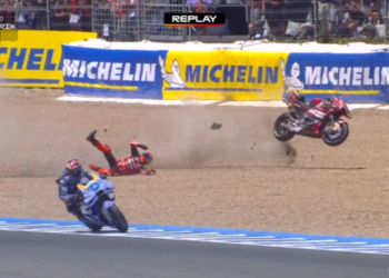 MotoGP: Queda devastadora de Marc Márquez destrói duelo com Alex Márquez