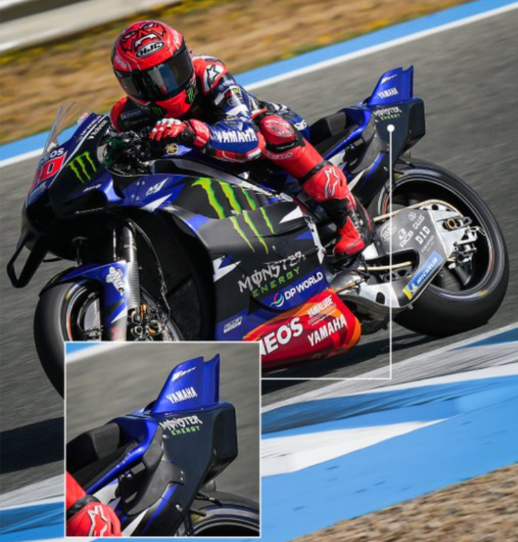 MotoGP: Yamaha surpreende com novo conjunto aerodinâmico na traseira da M1