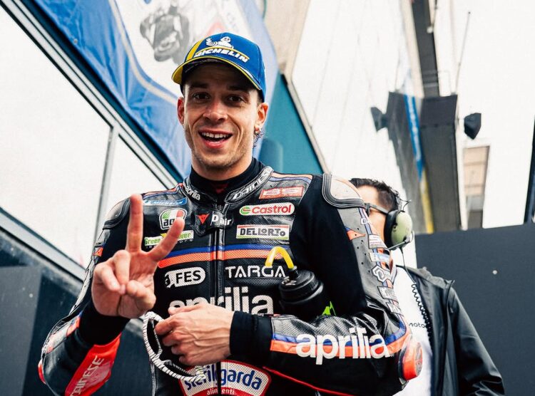 MotoGP: Marco Bezzecchi satisfeito e elogia trabalho da Aprilia em Noale