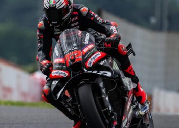 MotoGP: 1,2,3! Três Aprilia na primeira linha da grelha com Bezzecchi na Pole Position em Mugello
