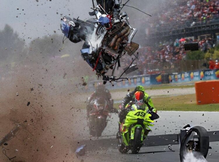 MotoGP: Assustador! Di Giannantonio ‘tive medo;Tivemos muita sorte’