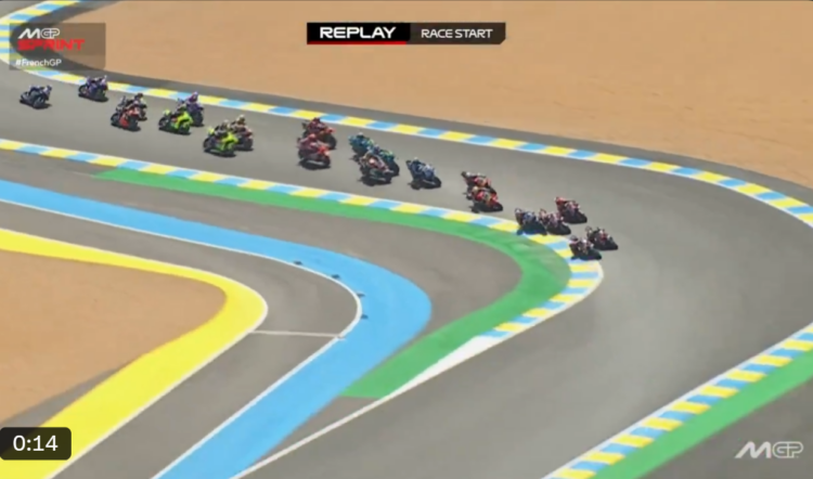 MotoGP: Vídeo, Jorge Martín dispara da 8.ª posição e assume a liderança na Sprint