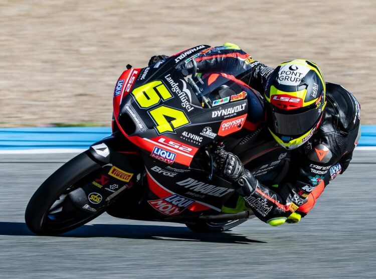MotoGP: Moto3, David Muñoz lidera PR em Le Mans num top 14 separado por menos de 0.8 décimos