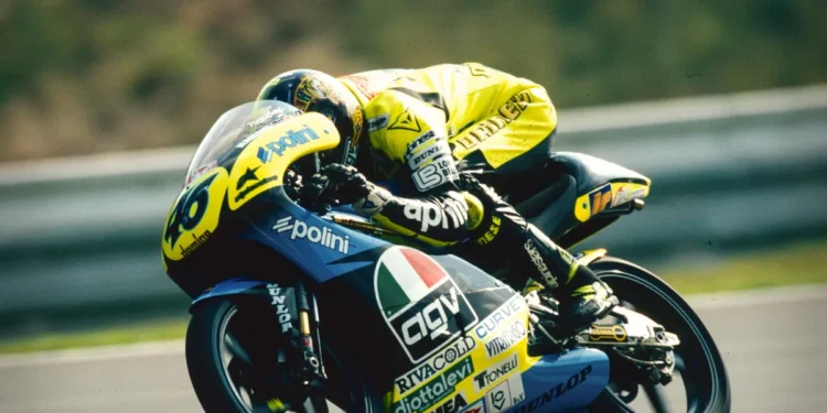 MotoGP: Moto de 125cc de Valentino Rossi em leilão e é uma…Aprilia