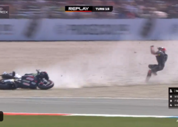 MotoGP: De fora! Marco Bezzecchi cai no GP dos Países Baixos