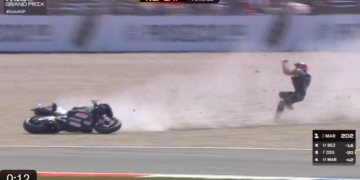 MotoGP: De fora! Marco Bezzecchi cai no GP dos Países Baixos