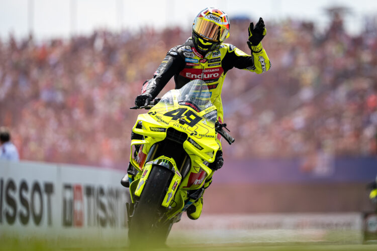 MotoGP: Di Giannantonio destaca dificuldades e critica condições de segurança em Assen