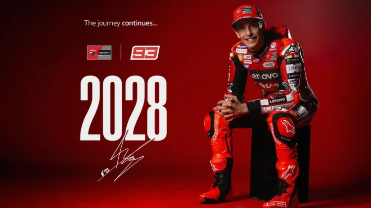 MotoGP: Oficial! Marc Márquez renova com a Ducati até 2028 e promete ‘pintar o futuro de vermelho’