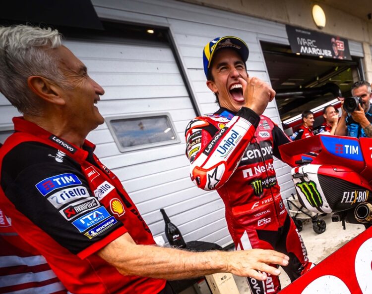 MotoGP: Tardozzi revela reação de Márquez à chegada de Pedro Acosta à Ducati