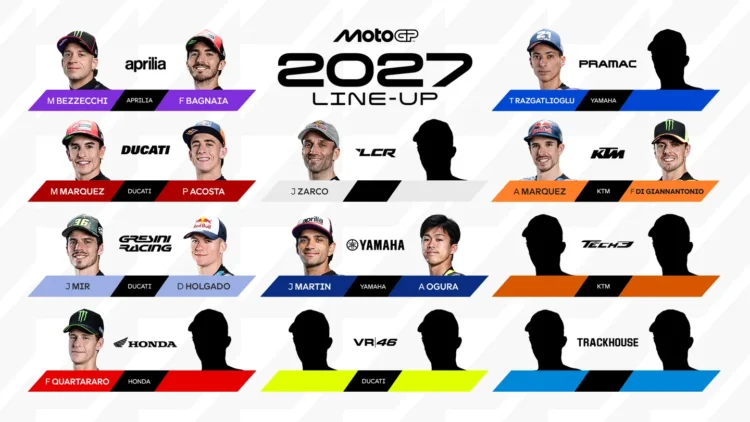 MotoGP: Mercado de pilotos ganha forma e ainda deixa várias vagas por preencher
