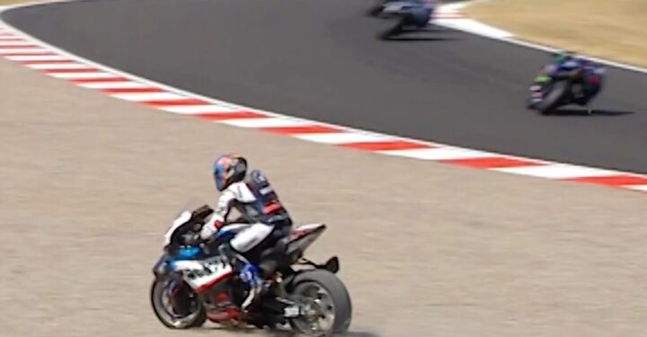 WSBK: Miguel Oliveira ‘empurrado’ para fora de pista na Superpole Race em Donington Park