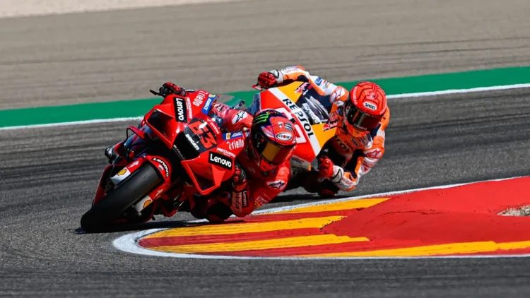MotoGP: Recordar, Bagnaia derrota Márquez em Aragão e conquista a primeira vitória