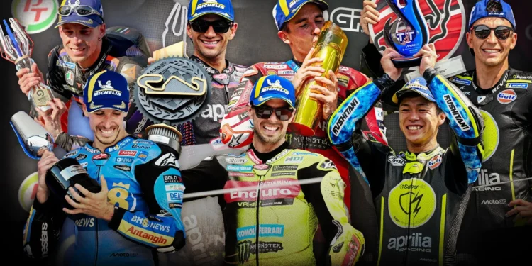 MotoGP: A caminho de um novo recorde? Classe rainha soma já sete vencedores diferentes