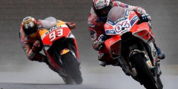 MotoGP: Recordar, quando Dovizioso caiu e Marc Márquez tornou-se campeão do mundo em Motegi