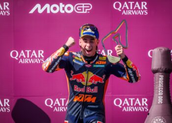 MotoGP: Acosta emociona-se após primeira vitória ‘É uma forma incrível de terminar um ciclo’