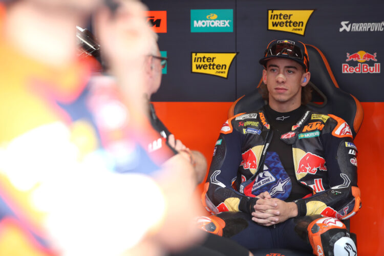 MotoGP: Pedro Acosta assume o erro após queda na Sprint ‘Sim, fiz merda’