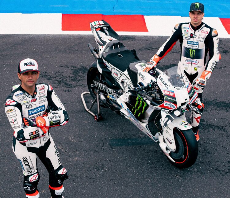 MotoGP: ‘Perla Bianca’ Aprilia Racing apresenta decoração especial para o GP de San Marino