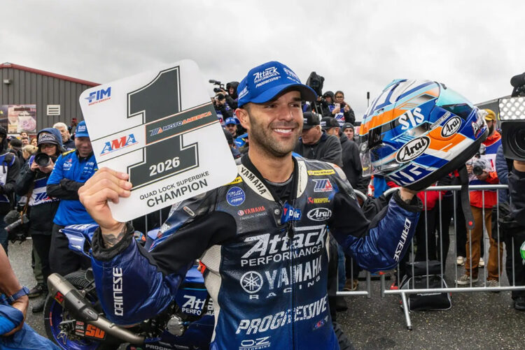 MotoAmerica – Bobby Fong é o Campeão da Superbike Quad Lock de 2026