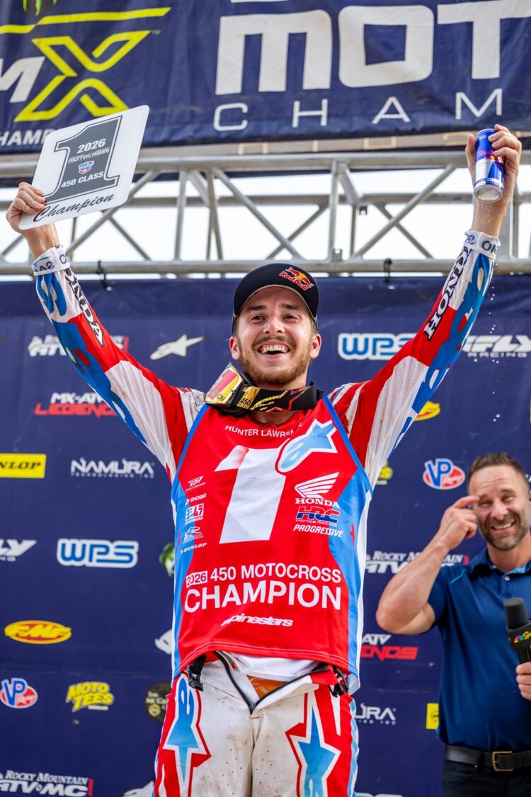 AMA Pro Motocross: Hunter Lawrence conquista título histórico entre irmãos após vitória dominante de Prado