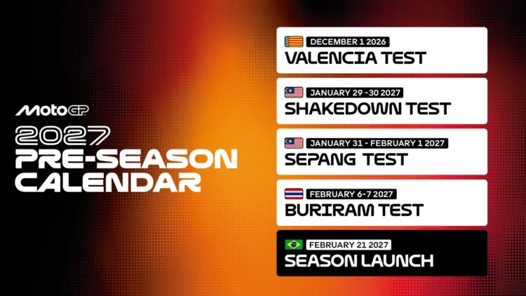 MotoGP: Está definido! Eis o calendário de testes na nova era 850cc em 2027