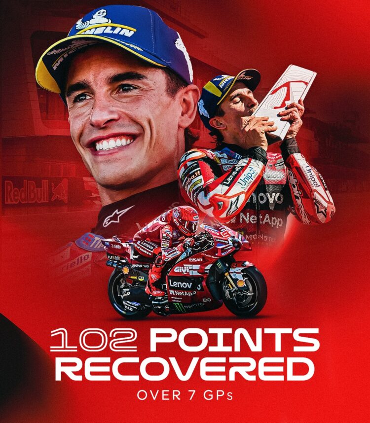 MotoGP: Marc Márquez faz história! Recupera 102 pontos e assina a maior reviravolta de sempre