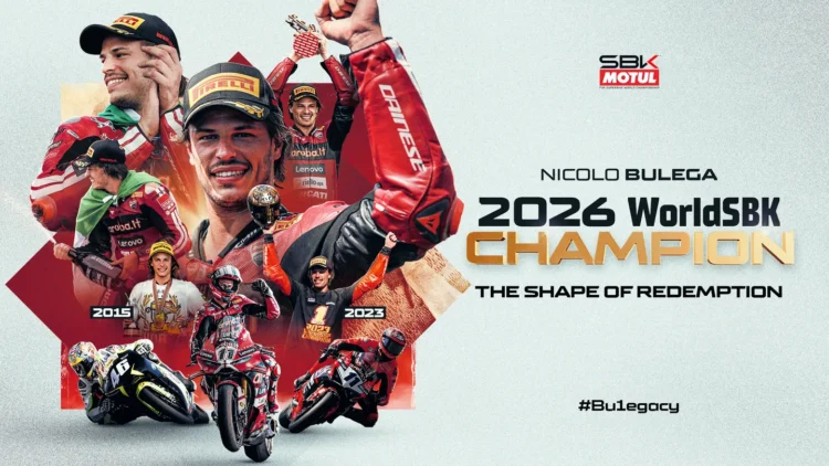WSBK: É campeão! Nicolò Bulega conquista o Mundial em Cremona