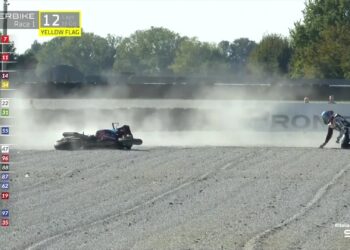 WSBK: Drama para Miguel Oliveira em Cremona, queda na Curva 2 destrói corrida quando recuperava