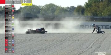 WSBK: Drama para Miguel Oliveira em Cremona, queda na Curva 2 destrói corrida quando recuperava