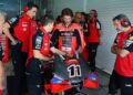 WSBK: Susto para Bulega! Líder do mundial cai nos testes da Ducati 850cc e acaba no hospital