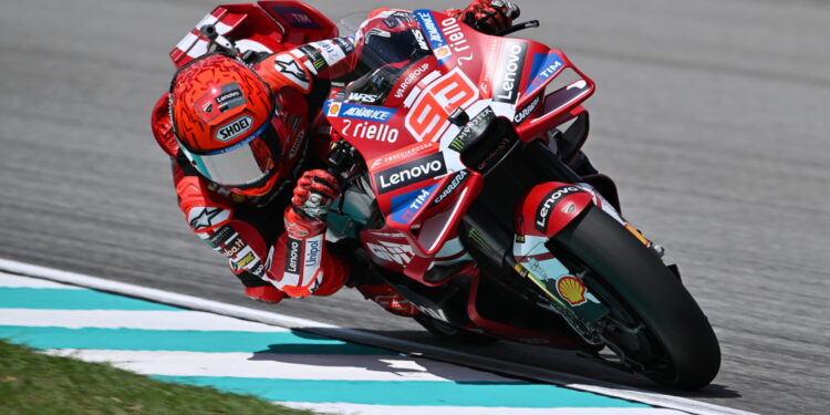 MotoGP: Marc Márquez impõe-se em Sepang e lidera sessão PR com Martín a completar apenas uma volta