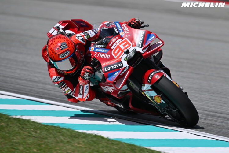 MotoGP: Marc Márquez impõe-se em Sepang e lidera sessão PR com Martín a completar apenas uma volta