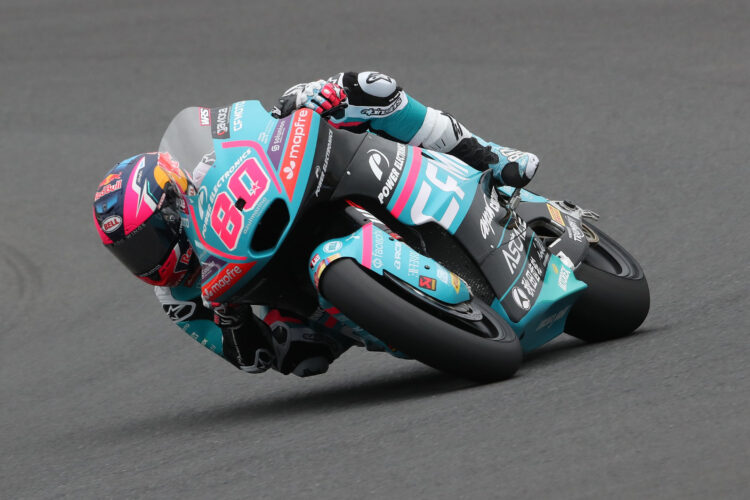 MotoGP: Moto2, David Alonso bate a concorrência e lidera o FP2 em Mandalika