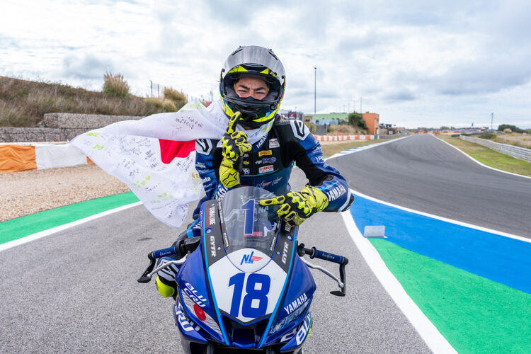 WSBK – Takahira sagra-se o primeiro campeão japonês da Yamaha R3 BLU CRU World Cup